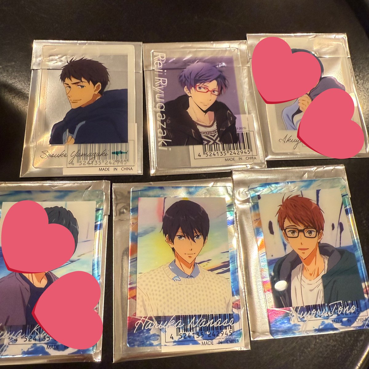 グッズ交換＊ Free! オケコン チェキ風クリアカード 求：松岡凛 譲