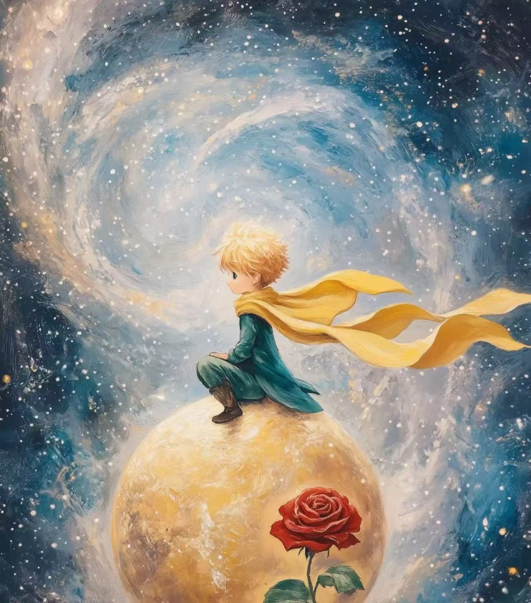 CheKathari82288's tweet image. the little prince once said: "One day I watched forty-four sunsets, and all of this has made fairy tales shine into reality with commercial orbital flights. Protect your innocence exploration heart, just as Jules Verne said: " Anything one man can imagine, other men can make real