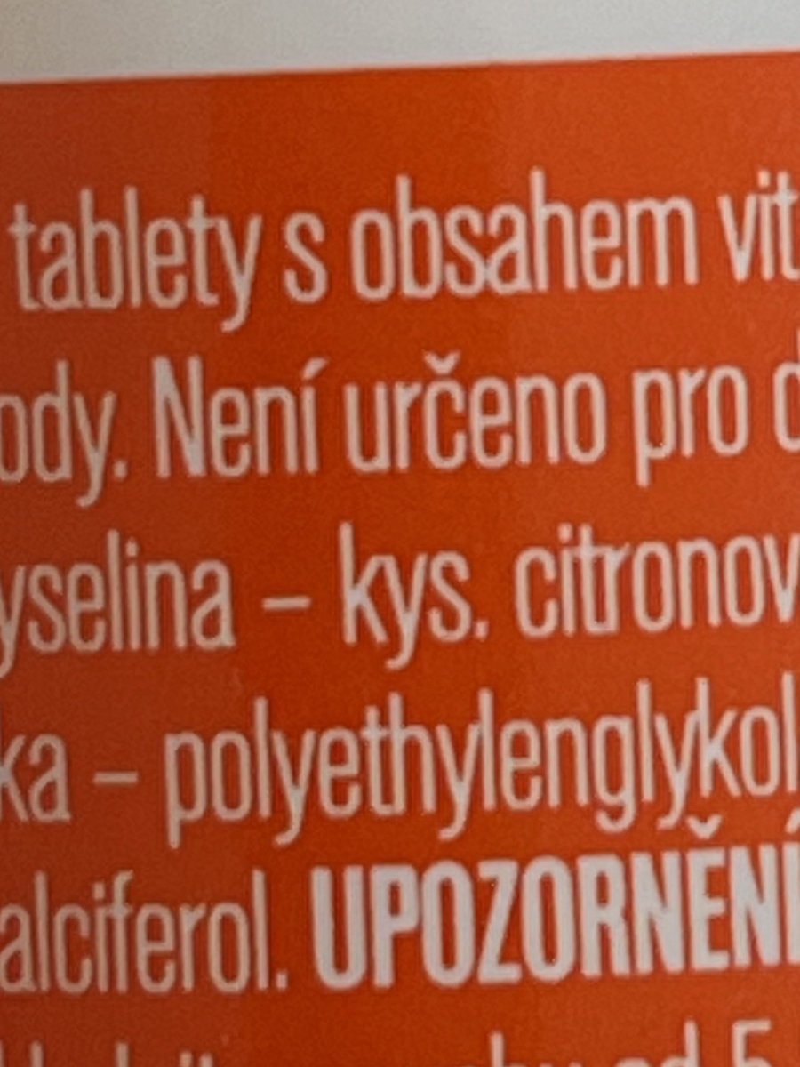 Vitamíny mi řekly kys tak to udělam