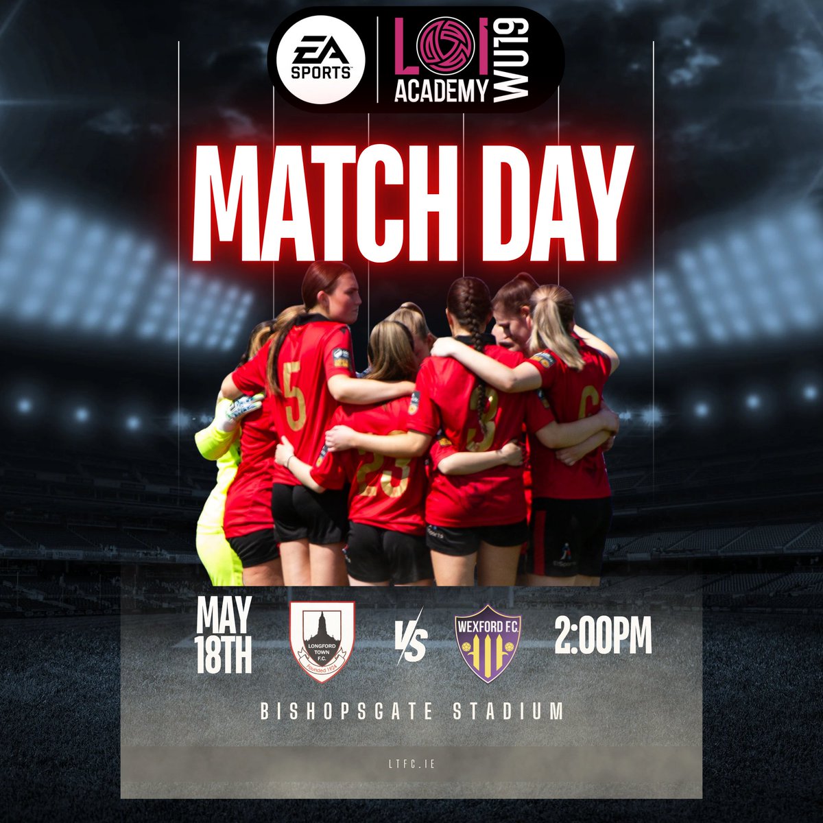 Come out to Bishopsgate and support the WNL u19s as the welcome Wexford FC to Bishopsgate. #WNL ##ltfcacademy2025