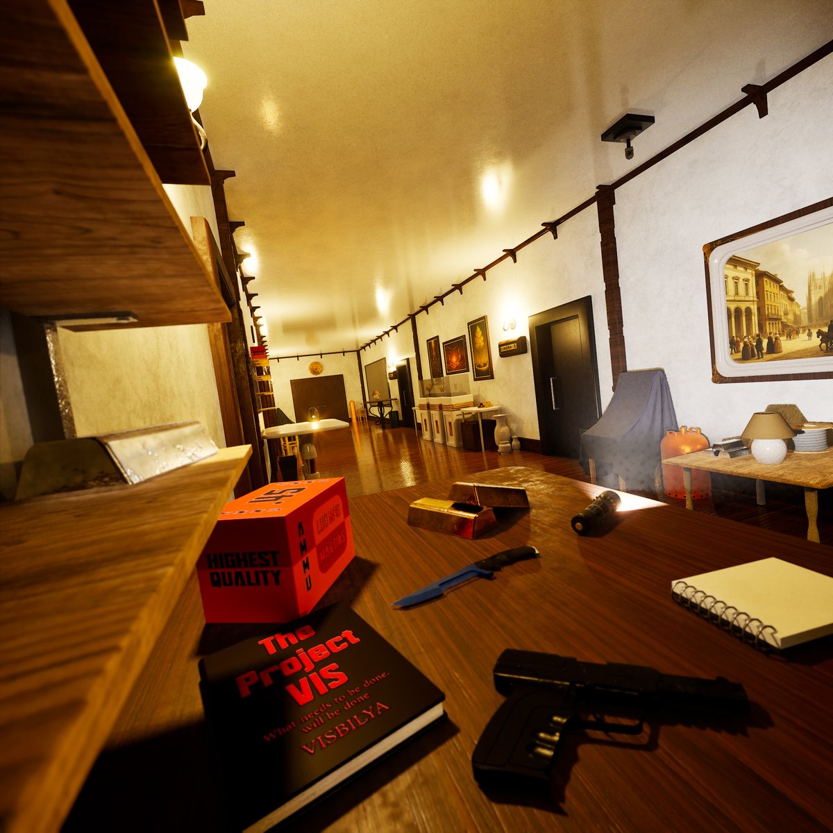Visbilya's tweet photo. Here we go.
SNEAK PEEK IMAGE IN-GAME of Project VIS.

This is an horror videogame with many features and tags aplicable.

🧵(1/5) https://t.co/oRPcuHcA0T