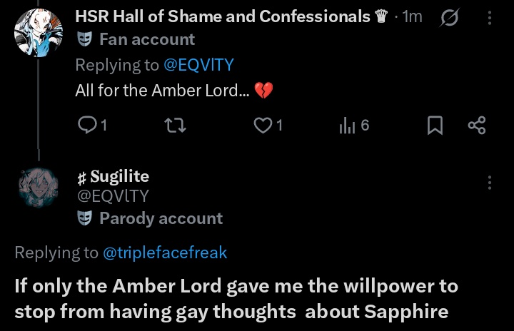HSR Hall of Shame and Confessionals ♕ tweet media