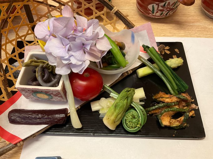 山菜パワーをいただく 