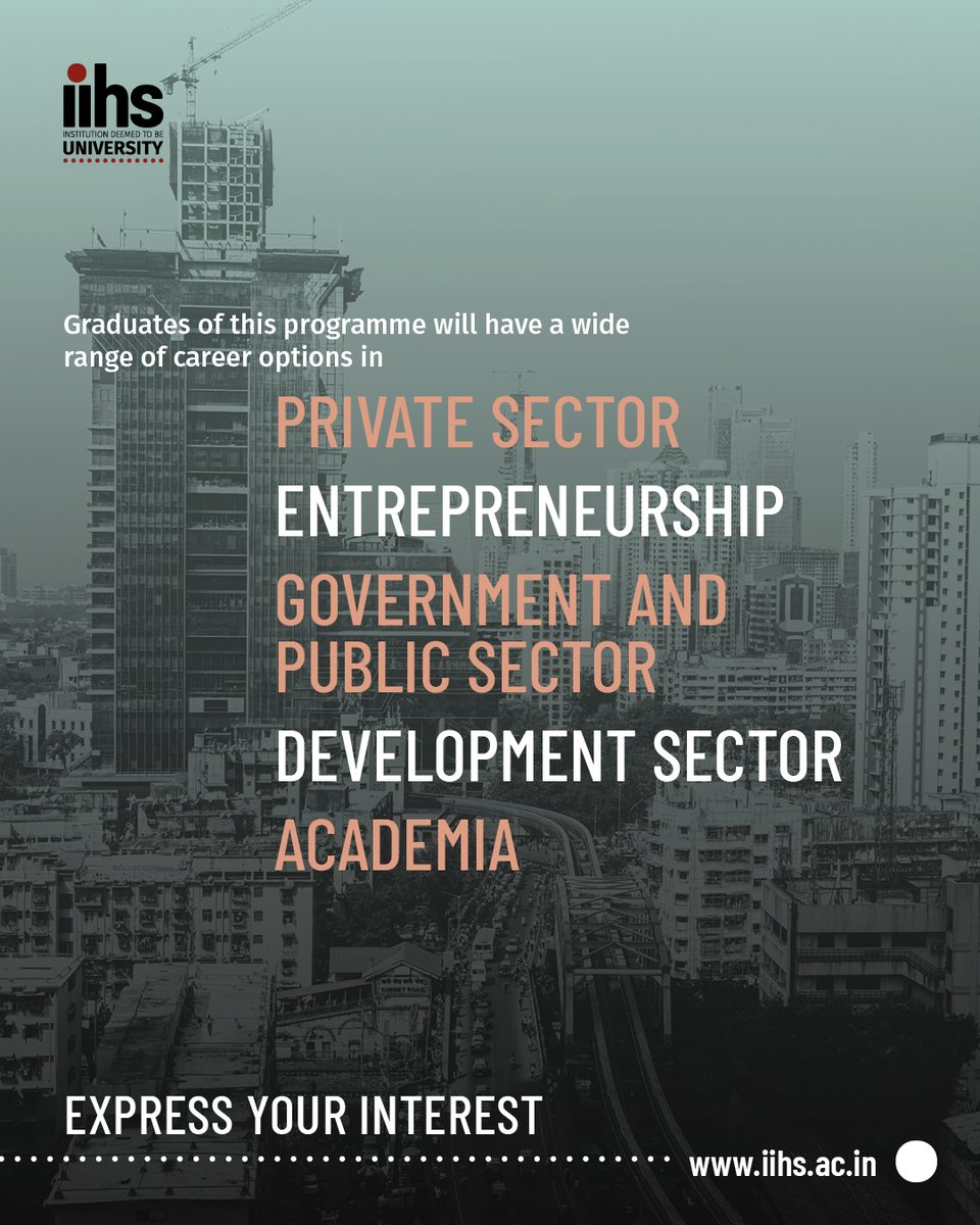 Indian Institute for Human Settlements tweet media