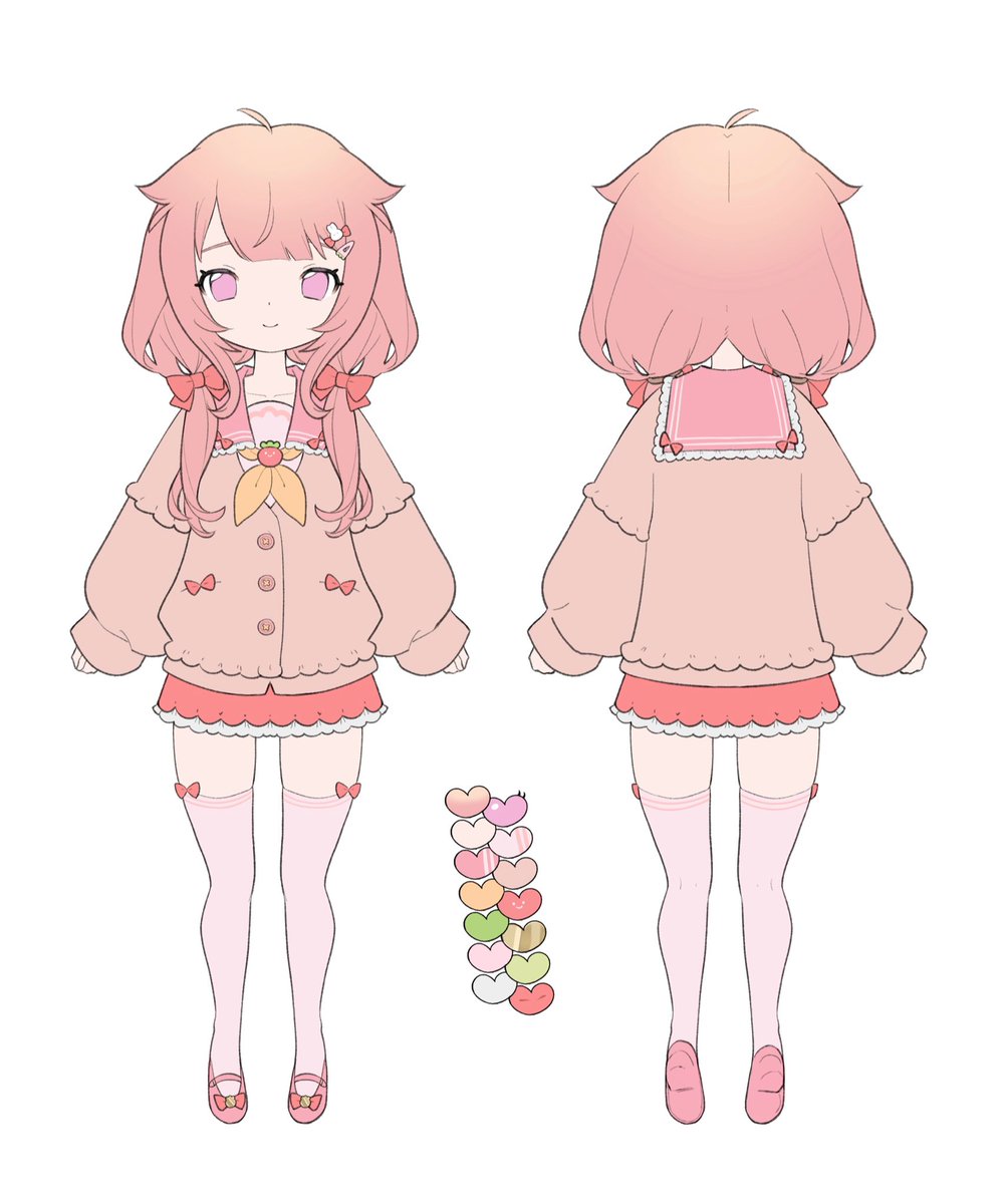 mon6060n's tweet image. OCいちごちゃんの資料更新🍓