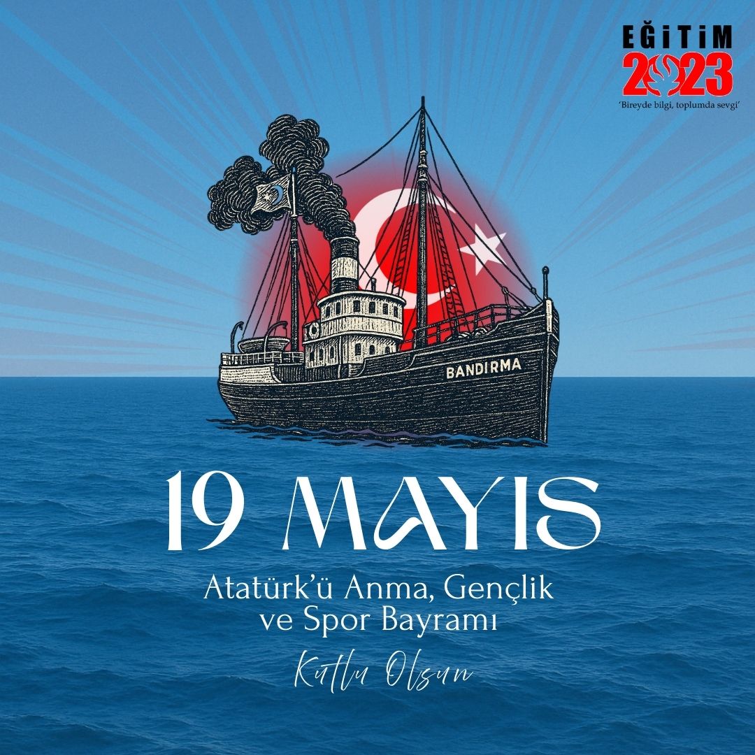 19 MAYIS ATATÜRK'Ü ANMA, GENÇLİK VE SPOR BAYRAMI KUTLU OLSUN...  #19mayısatatürküanmagençlikvesporbayramı #19mayıs <a href="/ertekinengintes/">Ertekin ENGİN</a>