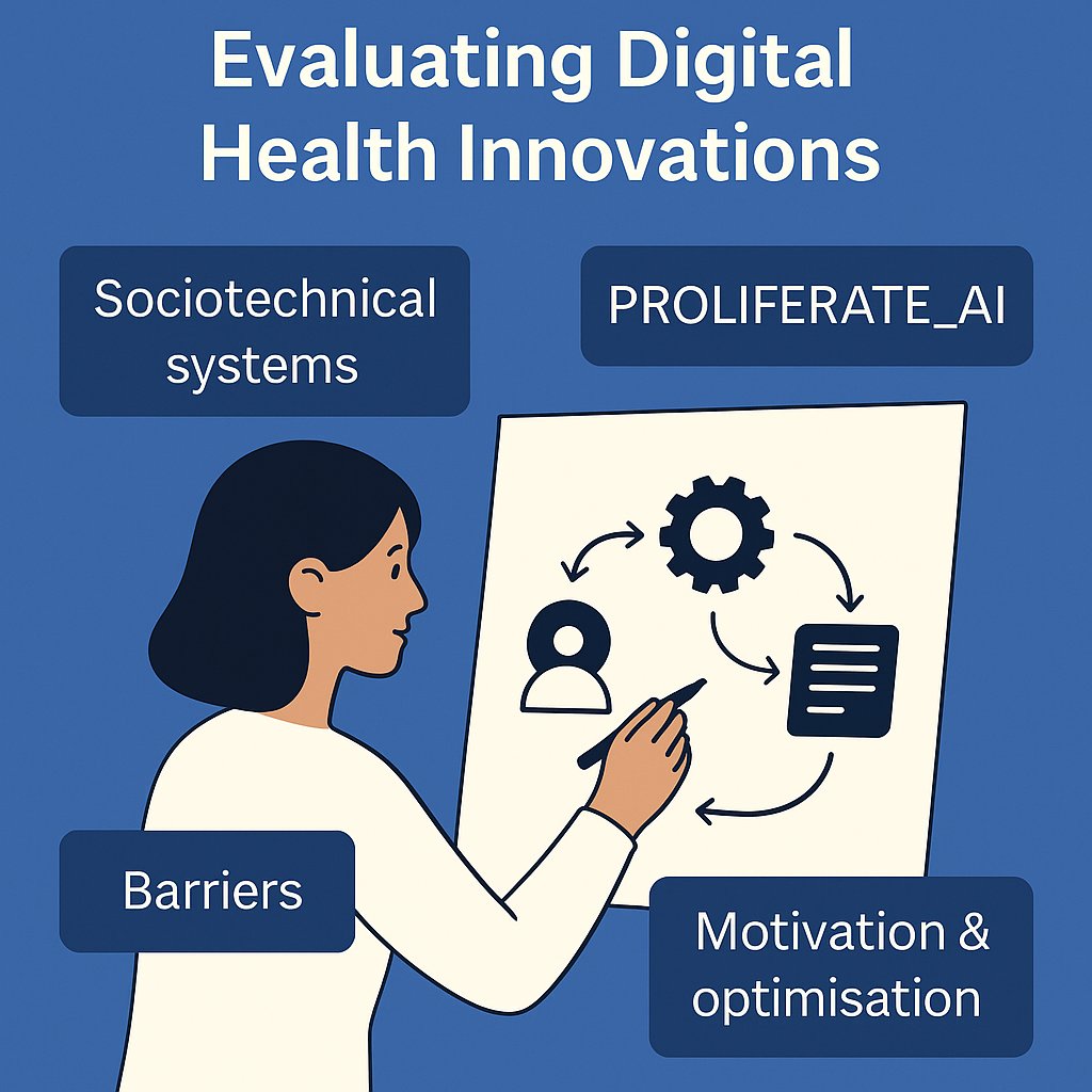 Dr Maria Alejandra Pinero de Plaza, PhD (@mariaapinero) on Twitter photo What if evaluating AI in healthcare meant more than accuracy? Next Thursday, I’m teaching how PROLIFERATE and PROLIFERATE_AI uncover what really drives adoption—across workflows, cultures & users. <a href="/Flinders/">Flinders University</a> #DigitalHealth #ImplementationScience #HealthSystems #AIinHealthcare What if evaluating AI in healthcare meant more than accuracy? Next Thursday, I’m teaching how PROLIFERATE and PROLIFERATE_AI uncover what really drives adoption—across workflows, cultures & users. <a href="/Flinders/">Flinders University</a> #DigitalHealth #ImplementationScience #HealthSystems #AIinHealthcare