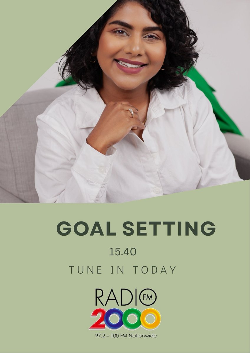 miss_dhanusha's tweet image. Join us at 15.40 today on @Radio2000_ZA  as we chat all about goal setting. See you there 🙌🏽🎤 @Sechaba_G
#radiointerview #SA