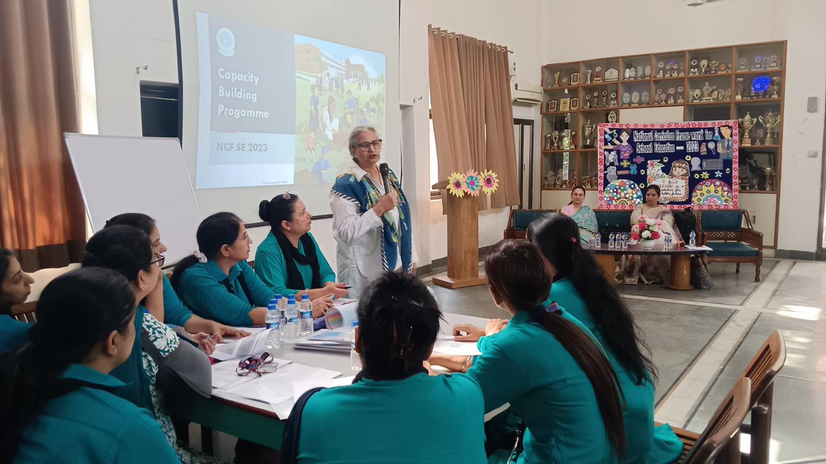 On 17 May 2025, Ms. P. K. Dhillon led a CBSE Capacity Building Programme on NCF-SE 2023 at Jalandhar, appointed by COE Chandigarh. Empowering educators for impactful classrooms.
#CBSE #ncfse2023 #knpsphagwara #educationalleadership