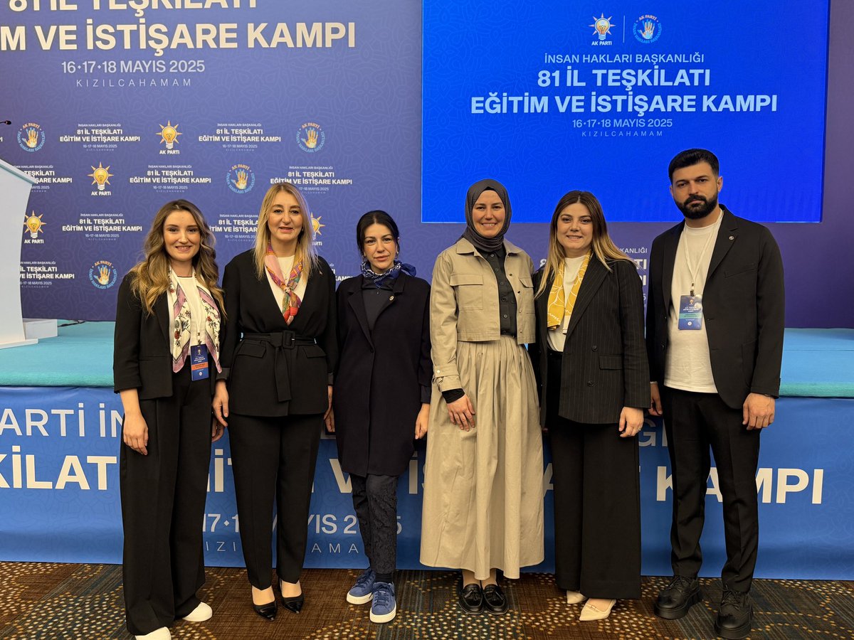 📍Ankara 
Genel Merkez İnsan Hakları Başkanlığı olarak, Kızılcahamam’da düzenlenen 
“81 İl Teşkilatı Eğitim ve İstişare Kampı”programına katılım sağladık. 

Düzenlenen programın mazlum ve mağdurlar başta olmak üzere tüm insanlık için hayırlara vesile olmasını dilerim.