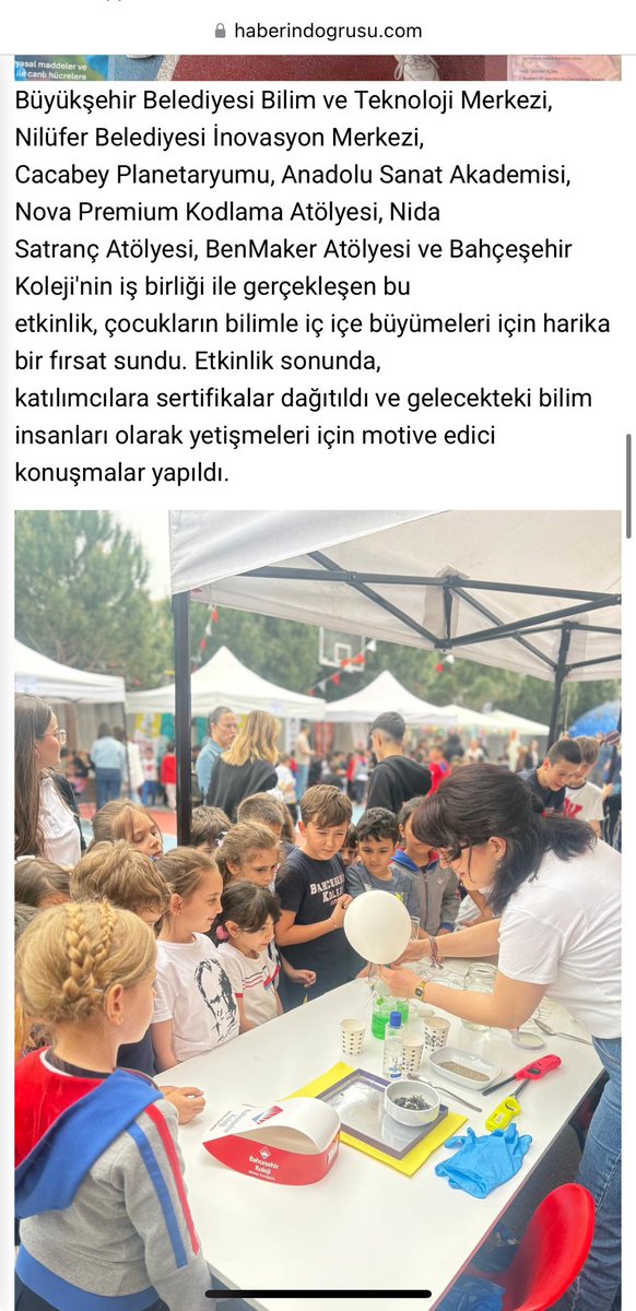 BursaBk's tweet photo. 📍BK Nilüfer Kampüsümüzde coşkulu bir Minifest gerçekleştirdik!
🎉 Bilim ve sanat dolu bu özel günde öğrencilerimizle bir araya gelmenin mutluluğunu yaşadık.
#Minifest #BilimVeSanat #BKNilüfer #GeleceğinYıldızları https://t.co/aNpjiBe25J
