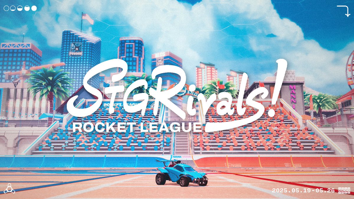🔥STGRivals RocketLeague 開催決定🔥

🗓 練習期間：5/19～5/25
🏆 大会本番：5/26
🛠️運営：@supercolliderrl

全8チームによる一週間の本気の部活
果たして頂点に立つのはどのチームか──！？

#STGRivals #ロケットリーグ