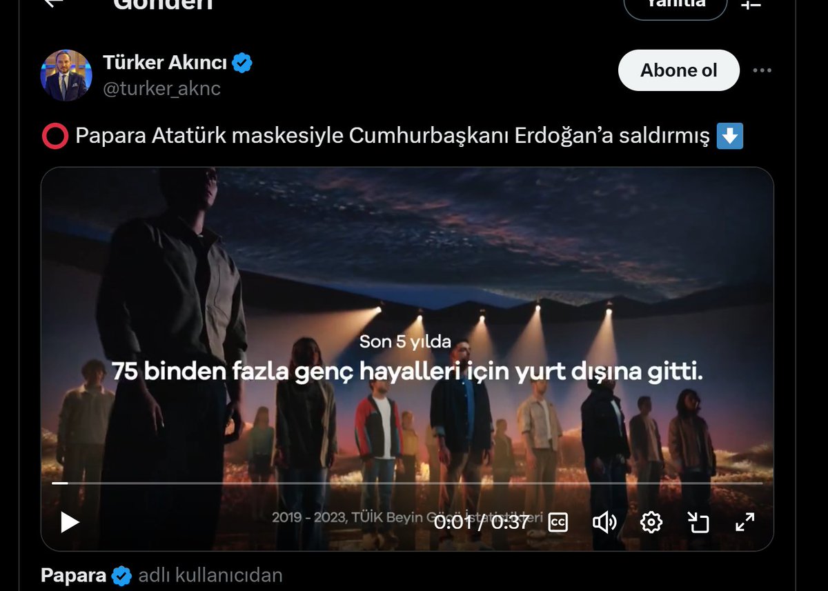 Hasan Yıldız (@avtandily16) on Twitter photo Cumhurbaşkanlığı ünvanını, ifadesine dahil ederek halkı kin ve nefrete teşvik etmek suçundan dolayı beyfendi hakkında soruşturma açacak mısınız? Küresel fintech şirketlerimizin gazetecilerce hedef gösterilmesi normal mi?
<a href="/EmniyetGM/">Türk Polis Teşkilatı</a> <a href="/adalet_bakanlik/">T.C. Adalet Bakanlığı</a> <a href="/TCSanayi/">Sanayi ve Teknoloji Bakanlığı</a> <a href="/HMBakanligi/">T.C. Hazine ve Maliye Bakanlığı</a> Cumhurbaşkanlığı ünvanını, ifadesine dahil ederek halkı kin ve nefrete teşvik etmek suçundan dolayı beyfendi hakkında soruşturma açacak mısınız? Küresel fintech şirketlerimizin gazetecilerce hedef gösterilmesi normal mi?
<a href="/EmniyetGM/">Türk Polis Teşkilatı</a> <a href="/adalet_bakanlik/">T.C. Adalet Bakanlığı</a> <a href="/TCSanayi/">Sanayi ve Teknoloji Bakanlığı</a> <a href="/HMBakanligi/">T.C. Hazine ve Maliye Bakanlığı</a>