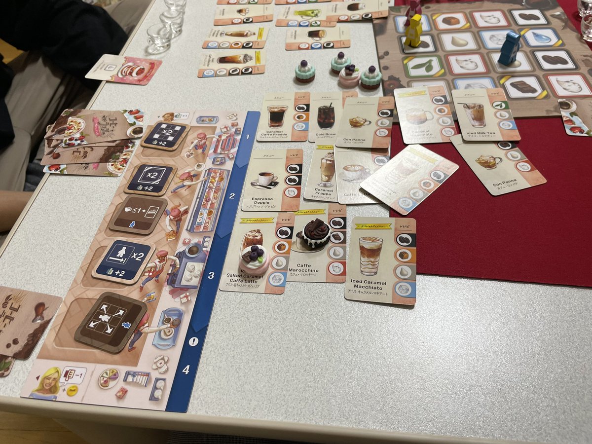 DDgarchomp's tweet photo. コーヒーラッシュ
10点　1/3
初めての拡張あり
面白かったけど運ゲーだな
#コーヒーラッシュ https://t.co/YL4tWAkTiF