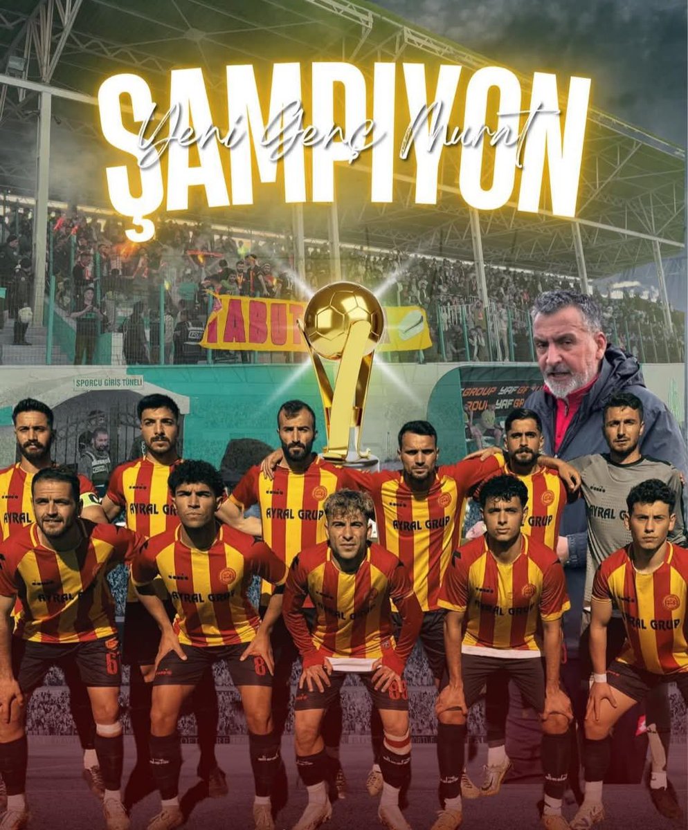 FeyziBerdibek1's tweet photo. Tebrikler 👏👏👏

Bingöl’ümüzün güzide temsilcilerinden Yeni Genç Muratspor’u, Bölgesel Amatör Lig’e yükselme başarısından dolayı tebrik ediyor, 2025-2026 sezonunda da aynı disiplin, azim ve başarıyla yoluna devam etmesini temenni ediyorum.

#YeniGençMuratspor #BölgeselAmatörLig https://t.co/dfag92vide