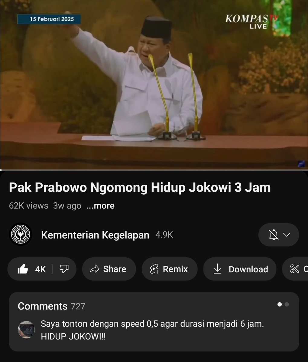 Begini saja, kita adu kuat-kuatan nonton video ini?

Kalo Anda atau perwakilan partai gurem itu kalah, PSI bubar. Kalo kami kalah, itu tidak mungkin.

HIDUP JOKOWI 😍