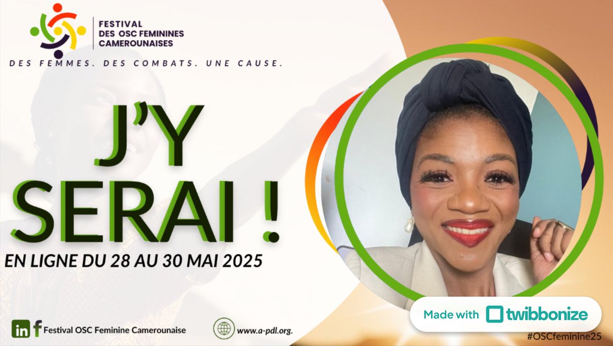 cedric_mimbe's tweet photo. Nous y serons! Et toi?
Inscris-toi via le lien :

https://t.co/cdLCzwUQ2A https://t.co/Vd4pj1Hfgv