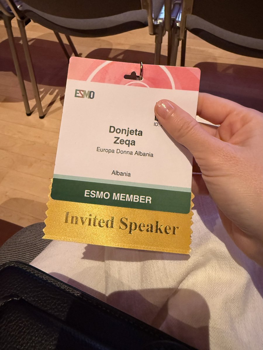 Donjeta Zeqa (@donjetazeqa) on Twitter photo Back home after an amazing #ESMOBreast25
Grateful to speak in two panels on BRCA mutations & IBC. Honored to share the stage with such brilliant experts.
Let’s keep pushing for better care🩷 <a href="/myESMO/">ESMO - Eur. Oncology</a> <a href="/IBCradiation/">Wendy Woodward MDPhD</a> <a href="/naren_basu/">Breast Surgeon</a> <a href="/EuropaDonnaEUR/">Europa Donna</a> <a href="/EuropaDonnaAl/">Europa Donna Albania</a> <a href="/OncoAlert/">OncoAlert</a> Back home after an amazing #ESMOBreast25
Grateful to speak in two panels on BRCA mutations & IBC. Honored to share the stage with such brilliant experts.
Let’s keep pushing for better care🩷 <a href="/myESMO/">ESMO - Eur. Oncology</a> <a href="/IBCradiation/">Wendy Woodward MDPhD</a> <a href="/naren_basu/">Breast Surgeon</a> <a href="/EuropaDonnaEUR/">Europa Donna</a> <a href="/EuropaDonnaAl/">Europa Donna Albania</a> <a href="/OncoAlert/">OncoAlert</a>