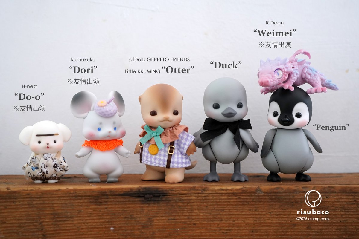 恒例のせいくらべ
誰が一番大きい？

***
GEPPETO FRIENDS 5月受注
Open:5月19日 21:00頃
Close：5月25日 23:59

#GfDolls
#GEPPETOFRIENDS
#risubaco
