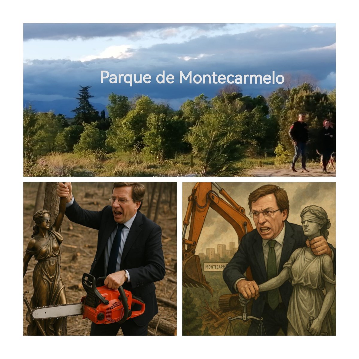 NOCANTONMONTECARMELO (@nocantonmntcrml) on Twitter photo ¿¿Por qué será que el Sr. Mtnez. Páramo se atrevía a decir el otro día en la JMD Fuencarral-El Pardo, que el Parque de #Montecarmelo NO ES UN PULMÓN VERDE??
#ARBORICIDIO #pulmonverde
<a href="/Mtnezparamo/">José A Mtnez Páramo</a> <a href="/bcarabante/">Borja Carabante</a> <a href="/AlmeidaPP_/">José Luis Martínez-Almeida</a> <a href="/MADRID/">Ayuntamiento Madrid</a> ¿¿Por qué será que el Sr. Mtnez. Páramo se atrevía a decir el otro día en la JMD Fuencarral-El Pardo, que el Parque de #Montecarmelo NO ES UN PULMÓN VERDE??
#ARBORICIDIO #pulmonverde
<a href="/Mtnezparamo/">José A Mtnez Páramo</a> <a href="/bcarabante/">Borja Carabante</a> <a href="/AlmeidaPP_/">José Luis Martínez-Almeida</a> <a href="/MADRID/">Ayuntamiento Madrid</a>