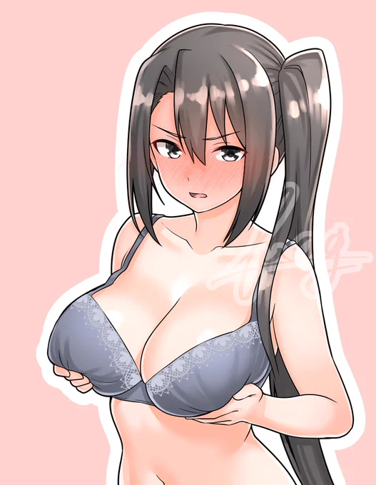 スケブリクで「次やったら"コレ"」な妙高型を描かせていただきました!リクエストありがとうございました!#skeb #艦これ 