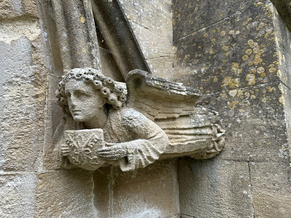 Rach_Archaeo's tweet image. Faces of St Peter and St Lawrence, Wickenby. Excellent bit of ‘tongue sticking’ @ChurchesFest