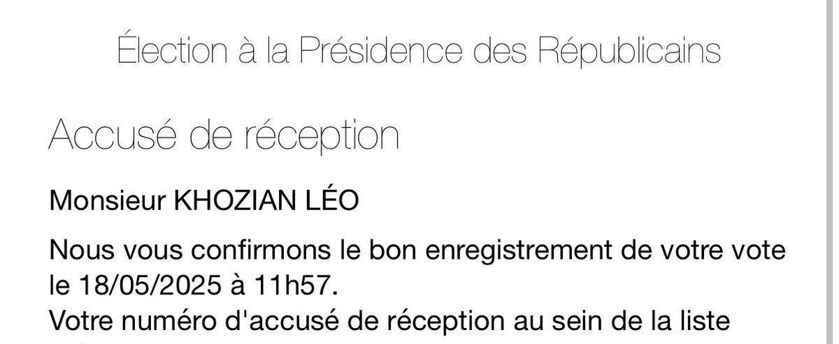 LKhozian's tweet photo. Pour continuer d’accompagner la transformation des Républicains, un seul chemin, la démocratie interne ! Et dès demain matin, tous unis pour poursuivre le travail ensemble et avancer dans la même direction. #electionlr https://t.co/4ZwlNjiLup