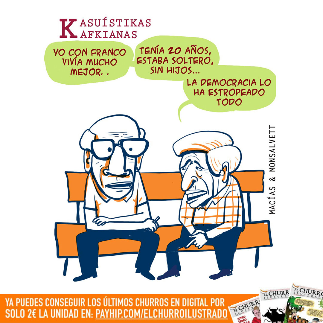 Nostalgia, en la nueva entrega de las #KasuístikasKafkianas de 👉 @Macias y Monsalvett 👈
elchurroilustrado.wordpress.com/2025/05/18/kas…