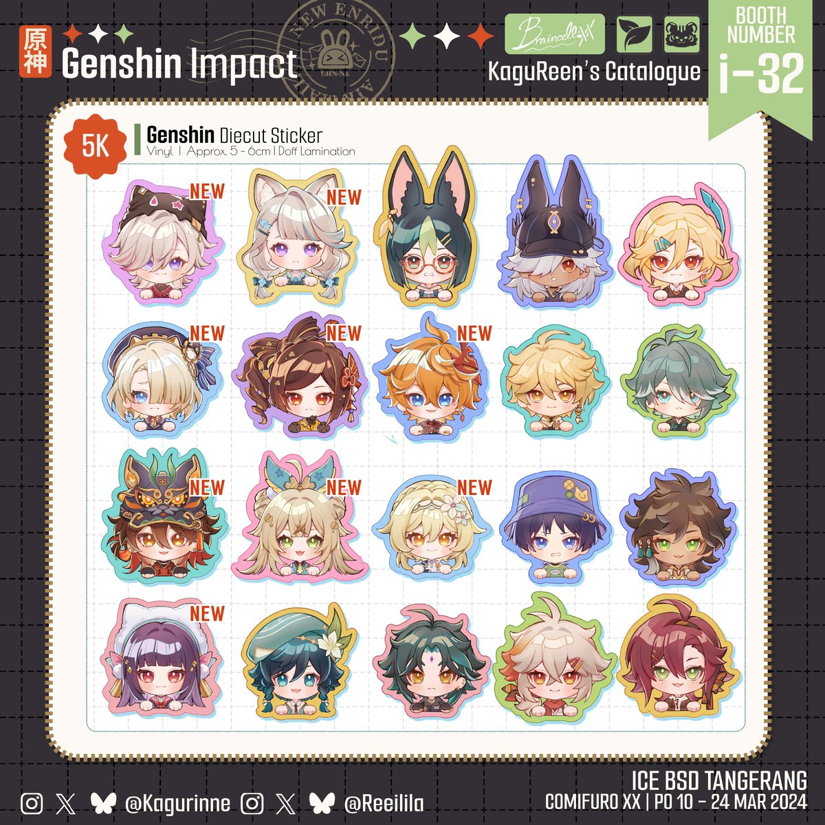 kagurinne's tweet photo. (❤️+🔃are appreciated)

KaguReens – #CFXX OTS cat at logue is here! 

📌Circle: Braincellxx, i-32 with @reeilila
🗓️Both days ICE BSD
🍓ZZZero, GI, HI3, Arknight
💵Cash only!

#CFXXCatalogue #CF20 #cf20catalogue #comifuro20catalogue

(1/2) https://t.co/H87F0FNVmg