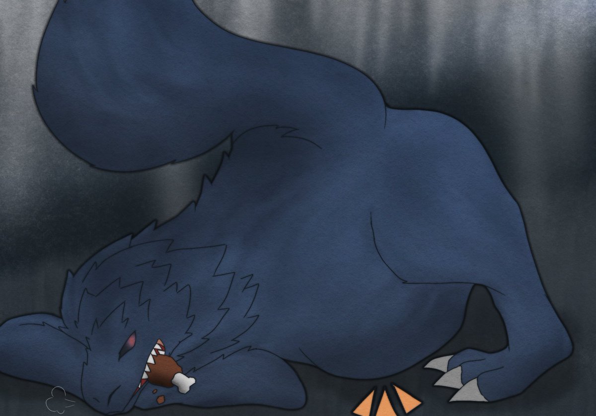 【💨】リクチャレンジ2。
お肉満腹オドガロン亜種…オドガロン亜種？です