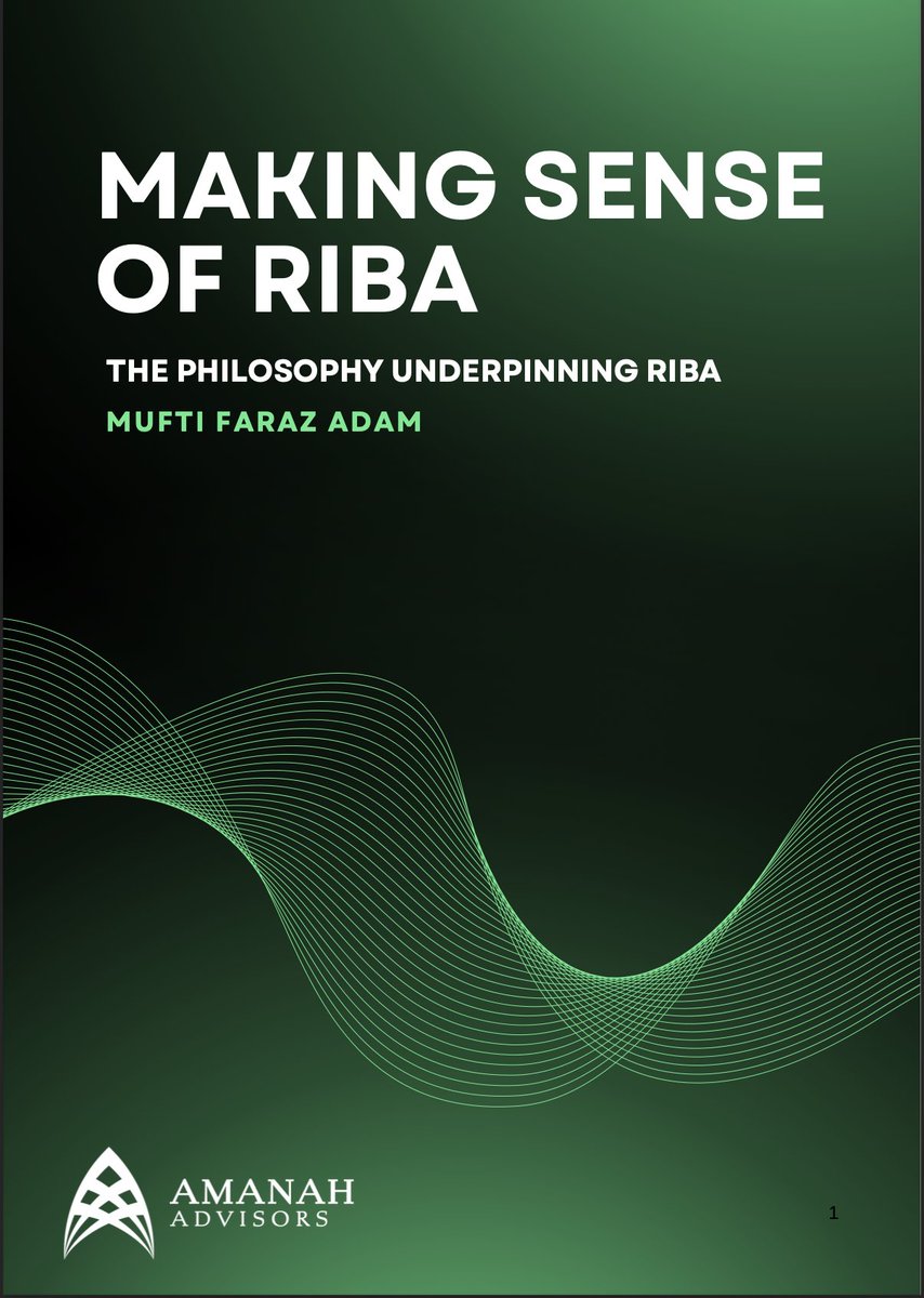 farazadam2's tweet image. NEW ESSAY: MAKING SENSE OF RIBA
Download: amanahadvisors.com/wp-content/uplβ¦
This essay presents a comprehensive exploration of the prohibition of Riba, situating it within the broader framework of Islamic legal and economic philosophy. It begins by outlining the dual dimensions ofβ¦