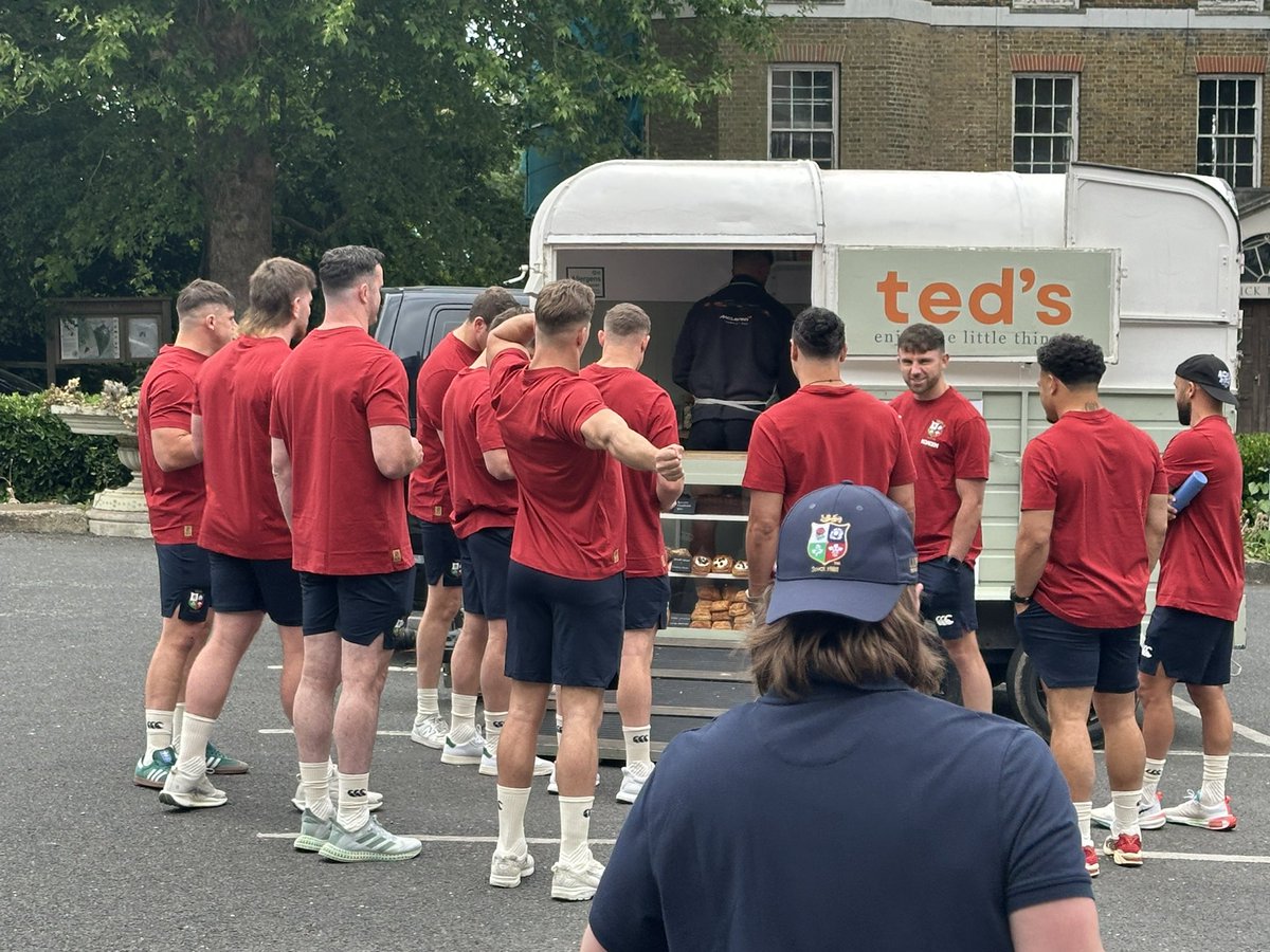 First coffee for the new Lions