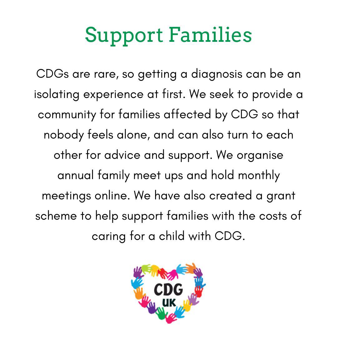 💬 We believe:
Every child deserves
🧬 A diagnosis
🩺 Proper care
🌟 And a future filled with hope

📢 Help us spread the word.
👉 Learn more: cdg-uk.org

#CDGwarriors  #PatientVoice #CommunitySupport #TurningTheTide4RAREDisease @cdguk