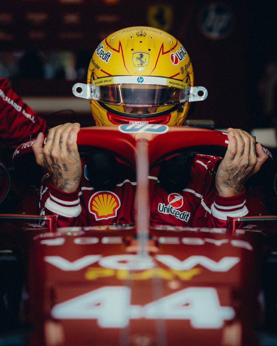 ScuderiaFerrari's tweet photo. Zoned in 😤 https://t.co/ALkVLvPqnE