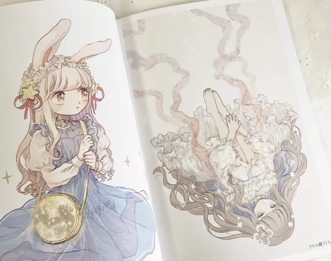 イラスト本『chouchou』A5/箔押しマットpp/本文26p可愛く仕上がりました…!描き下ろしあります#コミティア152 #COMITIA152 