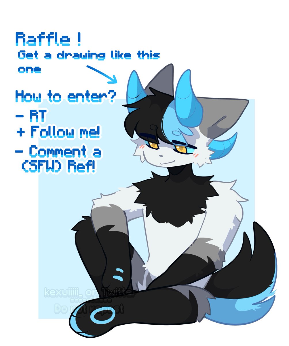 kexuiiiii_'s tweet image. 💙Opening a Art Raffle! 💙
Since I'm finally done with co/mms!
- Follow + RT
- Reply with a SFW Ref