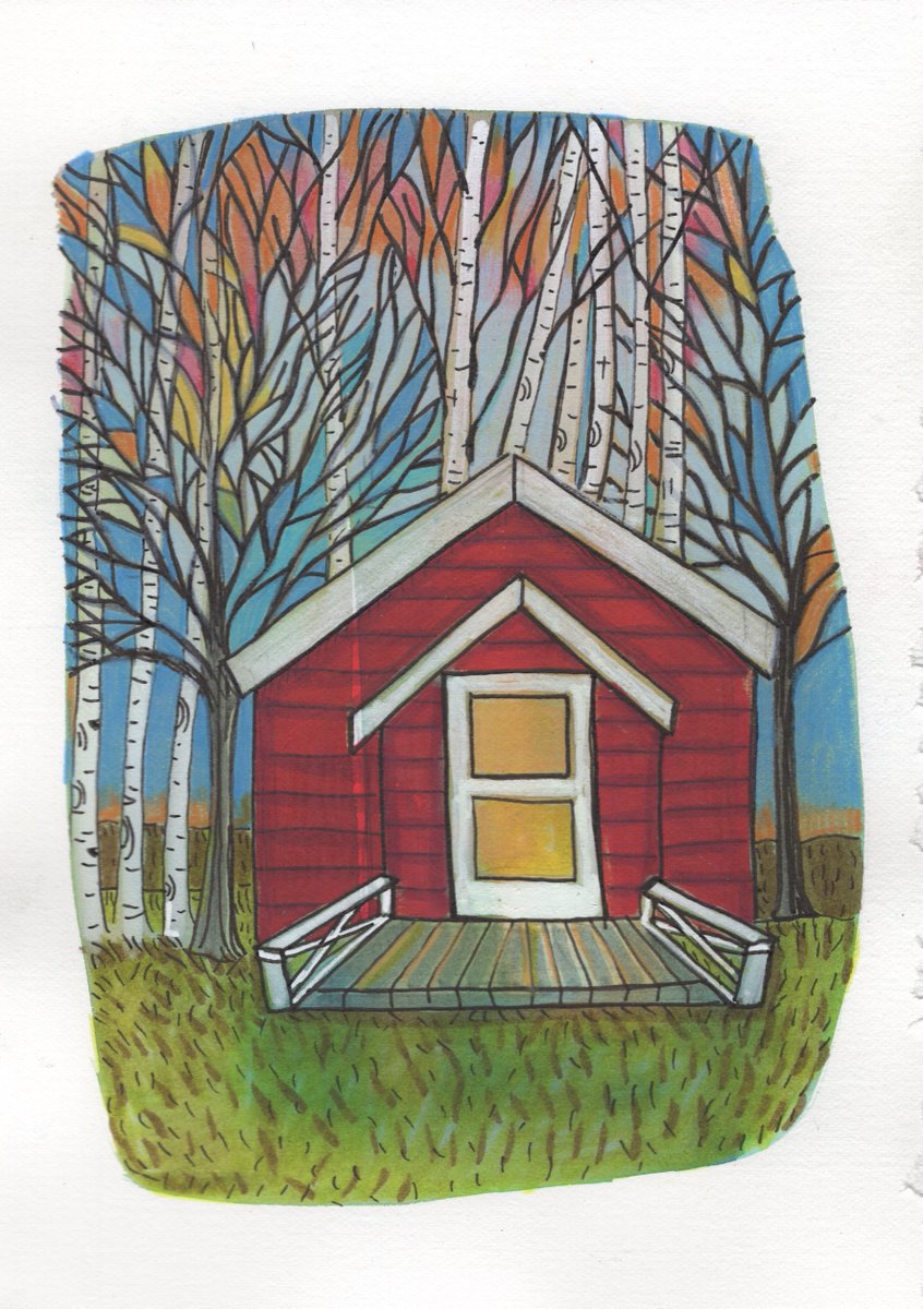 drawstuff's tweet image. #colorfulspring #sundaytrees #nancycarlsonstudios #Peace