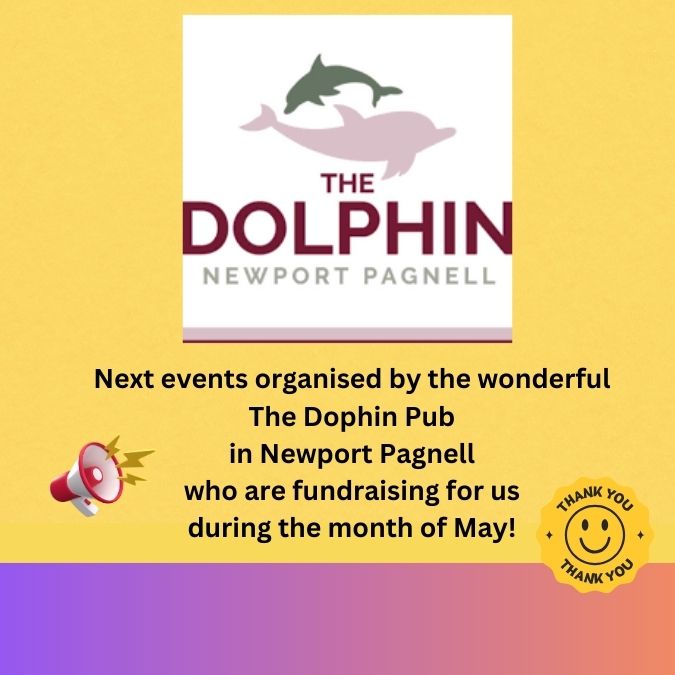The wonderful The Dolphin Newport Pagnell MK16 8AQ are raising money for our charity by holding a quiz night and pub crawl, more info: 5onit.co.uk/two-new-events…