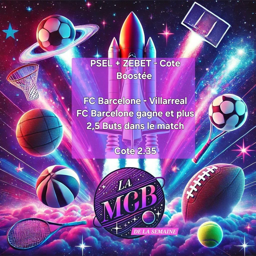 M_CotesBoostees's tweet photo. 💥🚀🚀𝓛𝓐 𝓜𝓒𝓑 𝓓𝓔 𝓛𝓐 𝓢𝓔𝓜𝓐𝓘𝓝𝓔🚀🚀💥
⚽️ FC Barcelone - Villarreal
FC Barcelone gagne et plus 2,5 Buts dans le match @2.35
PSEL + ZEBET
#TeamParieur #TeamParieurs #CoteBoostee #CotesBoostees #ParisSportifs #Foot #laliga #barcaVillareal #LaMcbDeLaSemaine https://t.co/T7kCZK5UYr