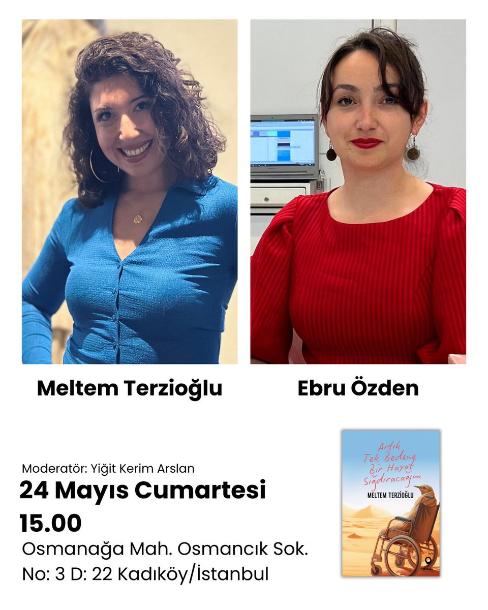 Kadıköy'deki yayınevi ofisimizde söyleşilerimiz devam ediyor. Yayınevi sorumlumuz Ebru Özden ve yazarımız Meltem Terzioğlu, editörümüz Yiğit Kerim Arslan ve siz kıymetli okurlarımızın sorularını yanıtlamak için bir araya geliyor. Tüm edebiyatseverler davetlidir.