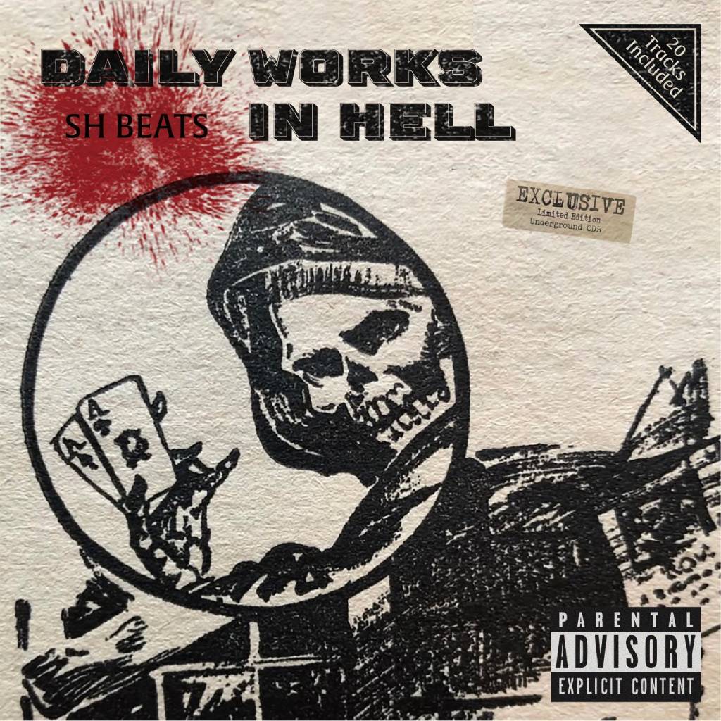 JETSET_JHH's tweet image. SH BEATSが日々作り溜めたビート群で構成されたアルバム『DAILY WORKS IN HELL』がフィジカル・リリース!! ZIMBACK、KROUD、MONCHIが参加!! jetsetrecords.net/i/412006407609/