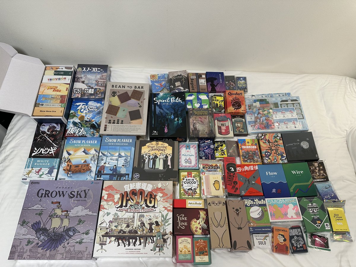 So, I’m coming home with a few things from Japan. 

#ゲムマ #ゲムマ2025春