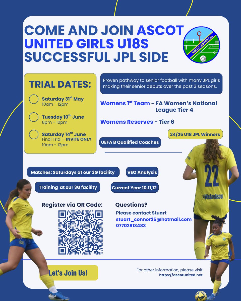Ascot United Women & Girls FC tweet media