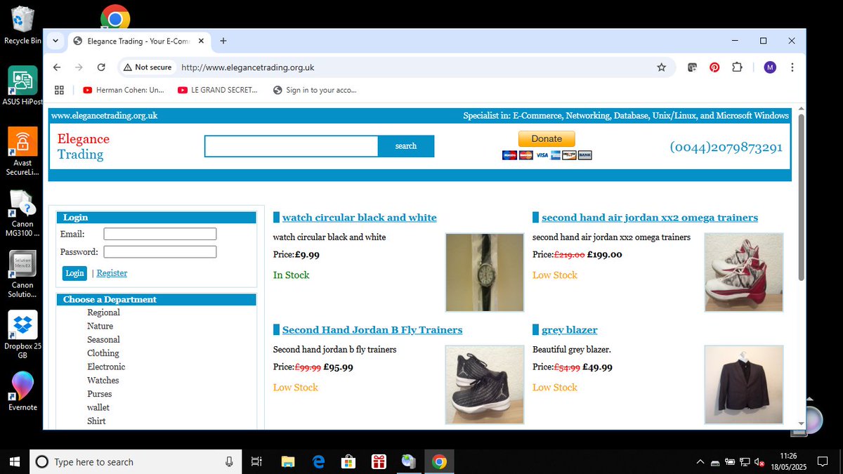We help design, install, administer and troubleshoot computer networks for businesses and individuals.
elegancetrading.org.uk