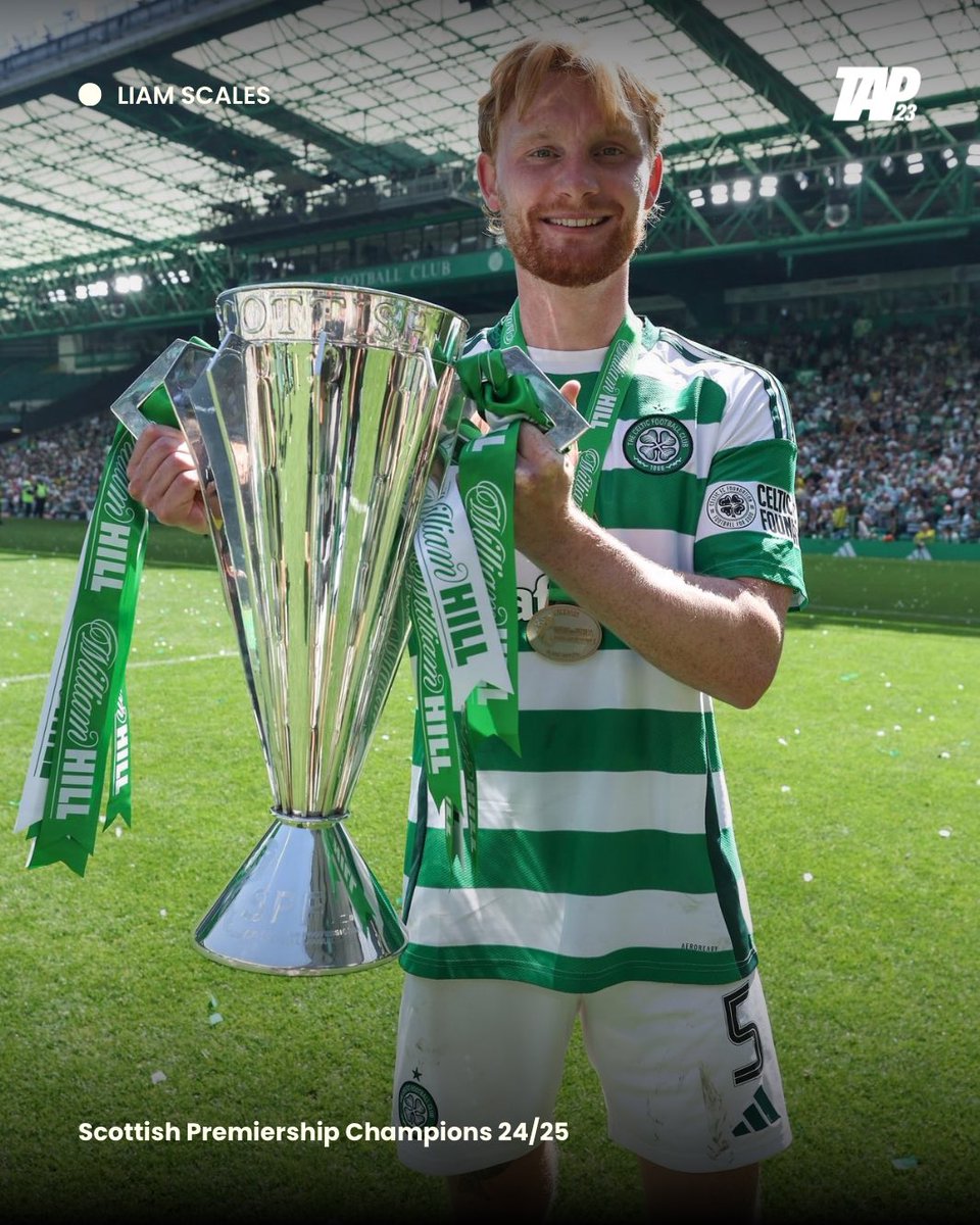 _tap23's tweet image. Champions again ole ole. Liam Scales got his hands on another Scottish Premiership trophy this weekend. Back to back league titles 👏 Congratulations on a brilliant season 🏆💚
#LiamScales #Celtic #TaP23