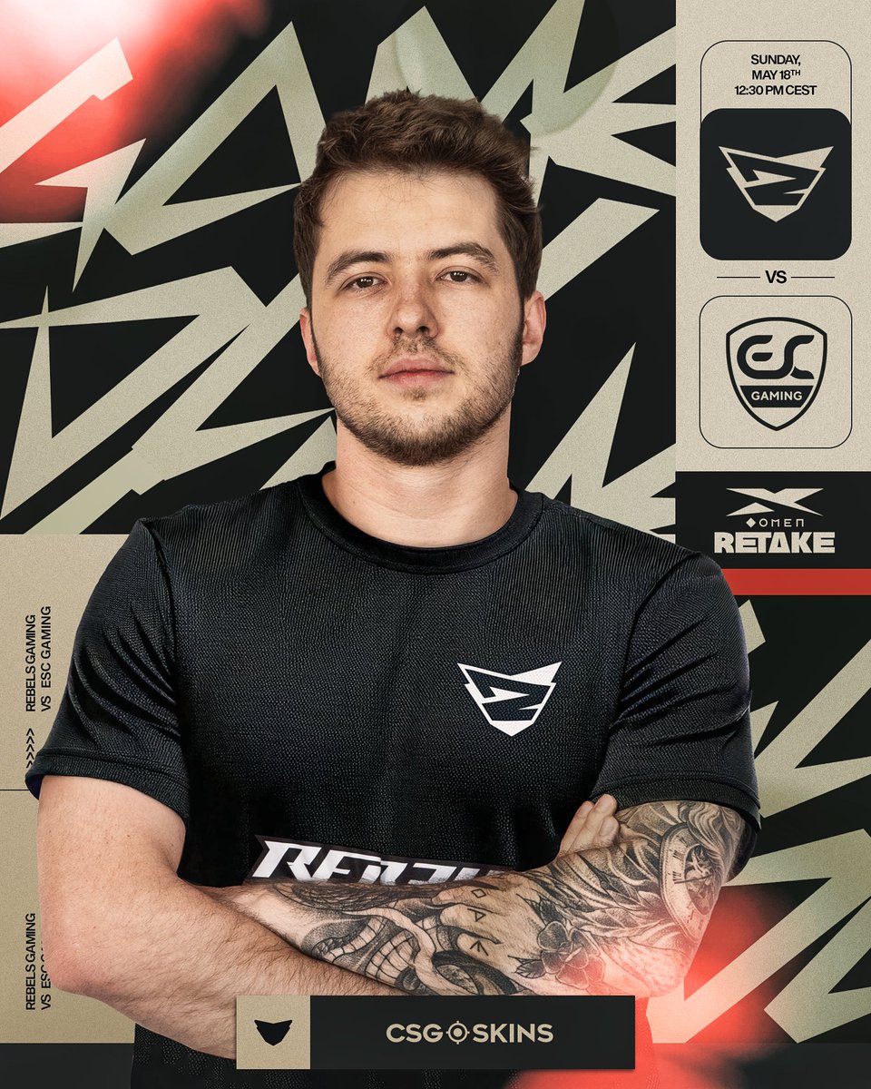 We're still fighting in the Omen Retake through the lower bracket.

A do-or-die Polish derby awaits us to keep our journey alive 🇵🇱

In just a few minutes 🆚 ESC

📺/ rtparenacsplus

#BeRebels ♦️ #VamosKurwa