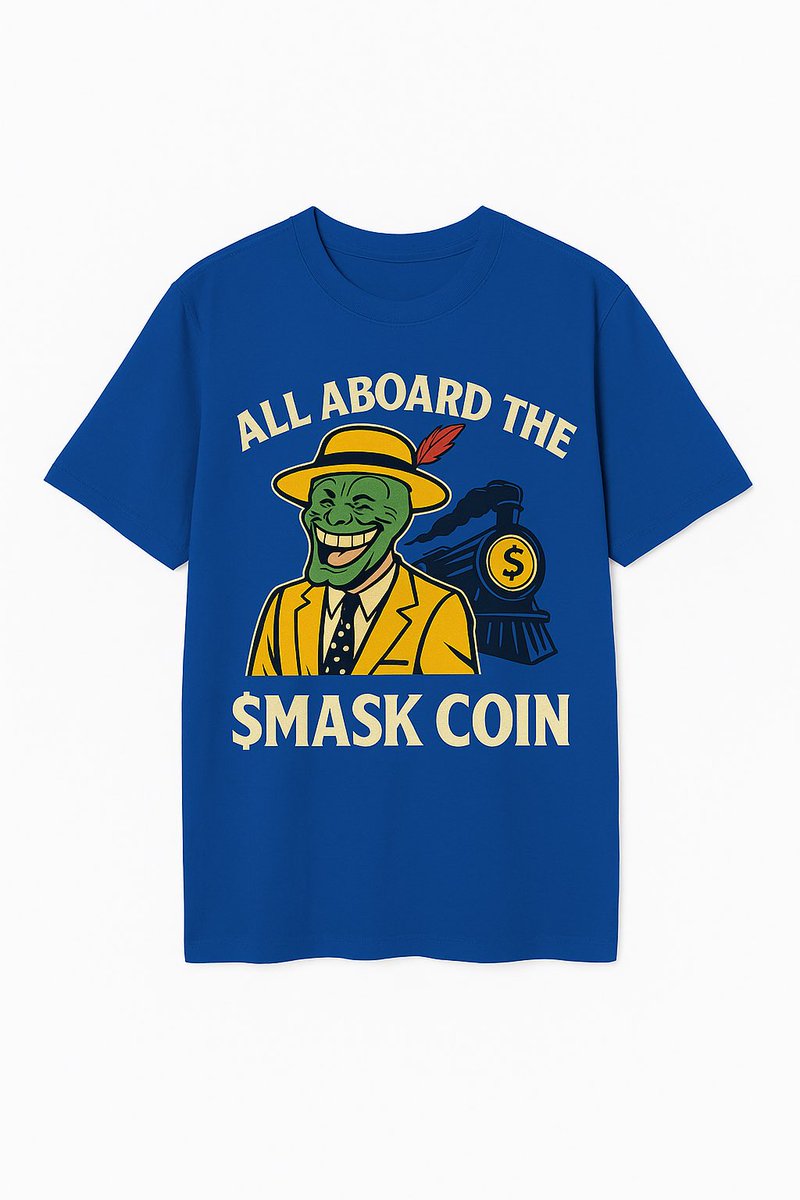 TheMaskCoinMASK's tweet photo. @CoinMarketCap ALL ABOARD THE $MASK COIN EXPRESS!

Wear the meme. Ride the hype.

This isn’t just a coin — it’s a movement with style.

Get on the train before it leaves the station!

https://t.co/X3tfROeF9H

#TheMASKCoin #CryptoMerch #Solana #MemeTrain #MASKArmy https://t.co/L3dPhW9528