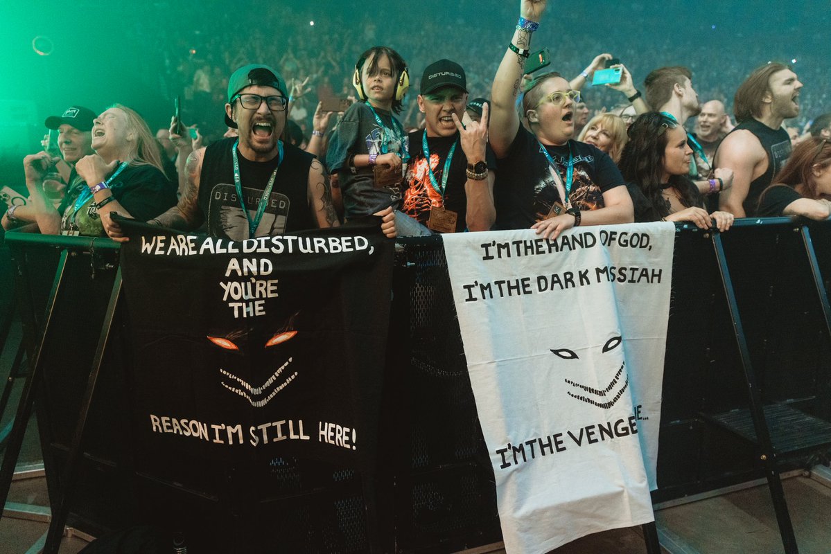 Disturbed (@disturbed) on Twitter photo The last show of our 25th anniversary of The Sickness North American tour and Vegas didnโt disappoint. Thank you to everyone that came out for a show and celebrated 25 years with us! ๐ค
๐ธ <a href="/britt_bowman/">Britt Bowman</a>
#Disturbed #TheSickness25 #lasvegas #nevada The last show of our 25th anniversary of The Sickness North American tour and Vegas didnโt disappoint. Thank you to everyone that came out for a show and celebrated 25 years with us! ๐ค
๐ธ <a href="/britt_bowman/">Britt Bowman</a>
#Disturbed #TheSickness25 #lasvegas #nevada