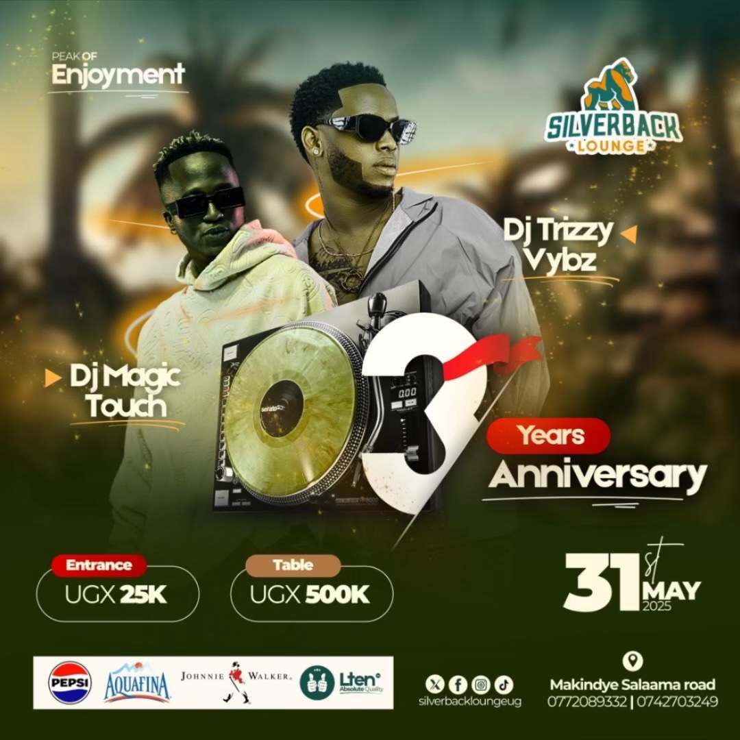 silverbackug's tweet photo. Don’t mis this 31st may it’s our Anniversary🔥
Get ready for food, fun, and fantastic memories at Silverback Lounge.
@ChaapaLeague @Omusirima @hypemanpaul @Uncleken256 @hmwesigye https://t.co/oKAOdAgfyF