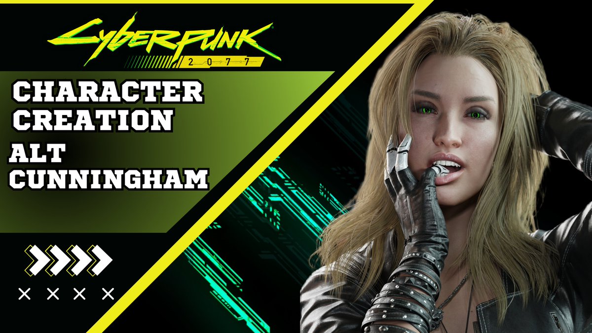 DaytimeGameRoom's tweet photo. Cyberpunk 2077 hot female V creation - Alt Cunningham https://t.co/HNbr36uTIf via @YouTube 
#cyberpunk2077 
#altcunningham
#cyberpunk2077alt 
#daytimegameroom https://t.co/0XEqSXV9jF